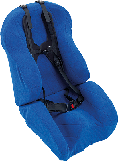 Carved Blue Seat