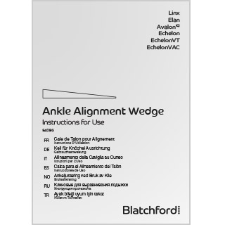 Linx Ankle Alignment Wedge Instructions For Use