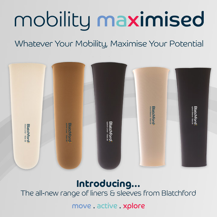 Mobility Maximised - introducing a new range of prosthetic liners and sleeves from Blatchford