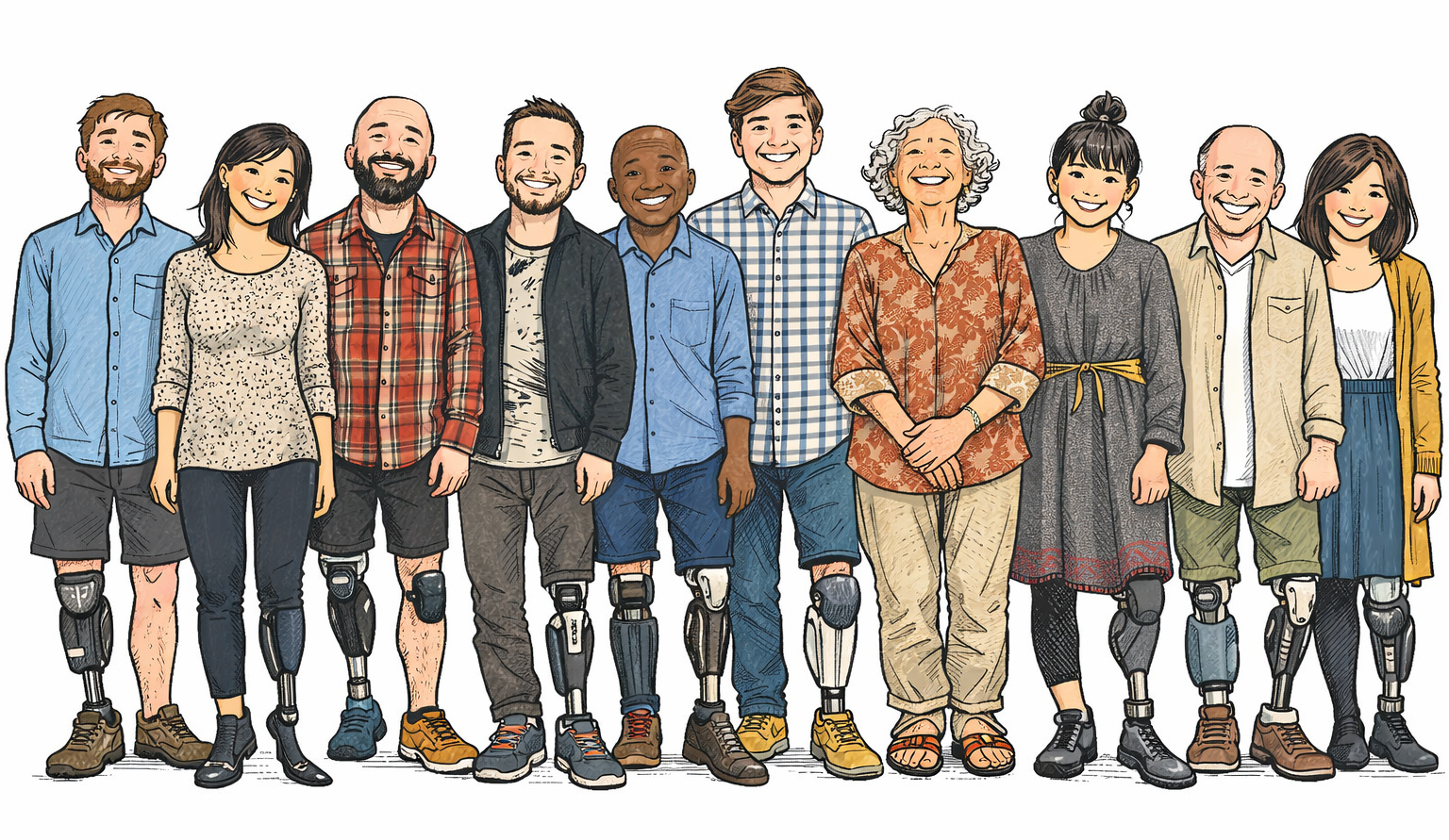 Amputee Lineup Cropped